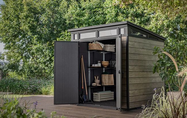 Signature Shed 7x7ft - Ashwood Brown