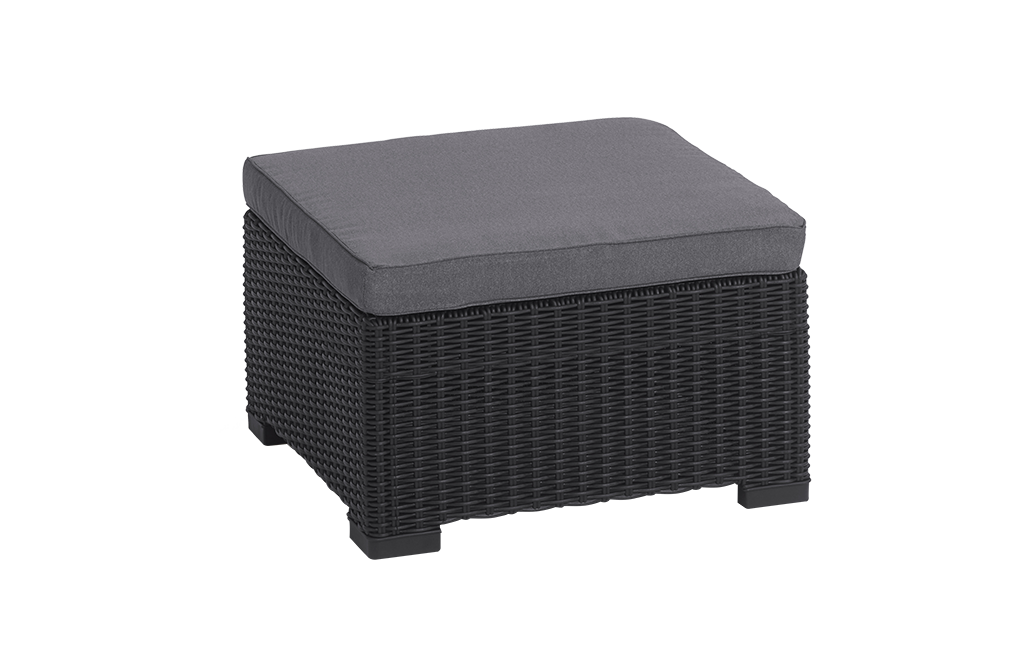 California 4 Seater Double Lounge Set - Grey