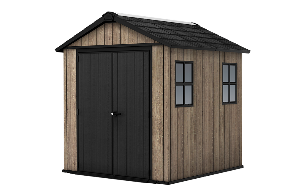 Signature Apex Shed 7.5x7ft - Ashwood Brown