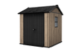 Signature Apex Shed 7x7.5ft - Ashwood Brown