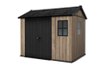 Signature Apex Shed 9x7.5ft - Ashwood Brown