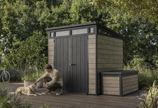 Signature Shed 7x7ft - Ashwood Brown