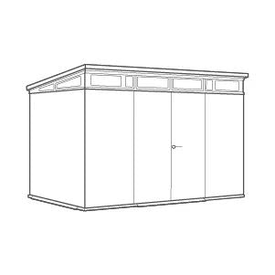Signature Shed 11x7ft - Ashwood Brown
