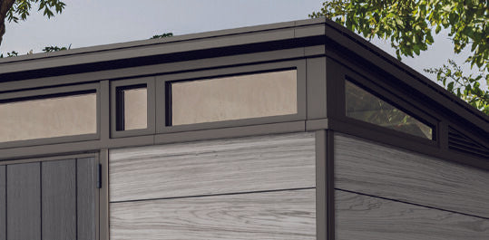 Signature Pent Shed 11x7ft - Storm Grey