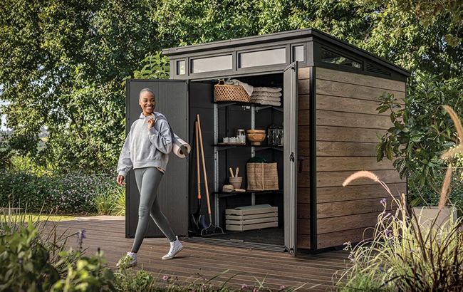 Signature Shed 7x7ft - Ashwood Brown