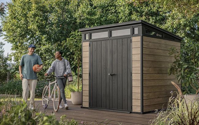 Signature Shed 7x7ft - Ashwood Brown
