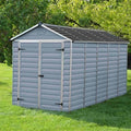 Palram-Canopia SkyLight Plastic Grey Apex Shed 6X12